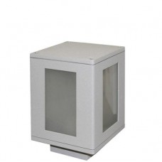 Φωτιστικό Φανάρι Τετράγωνο 1xE27 22cm Αλουμινίου Γκρι IP44 9-7273206